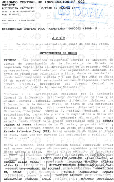 reproducción Auto judicial. alt
