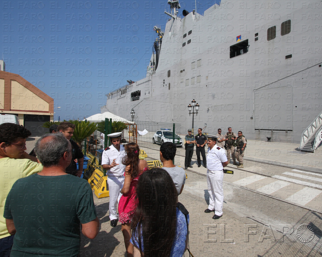 Muchas horas de visita al barco