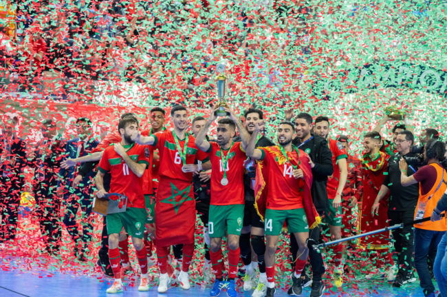 Marruecos logra su tercera Copa de África de fútbol sala consecutiva