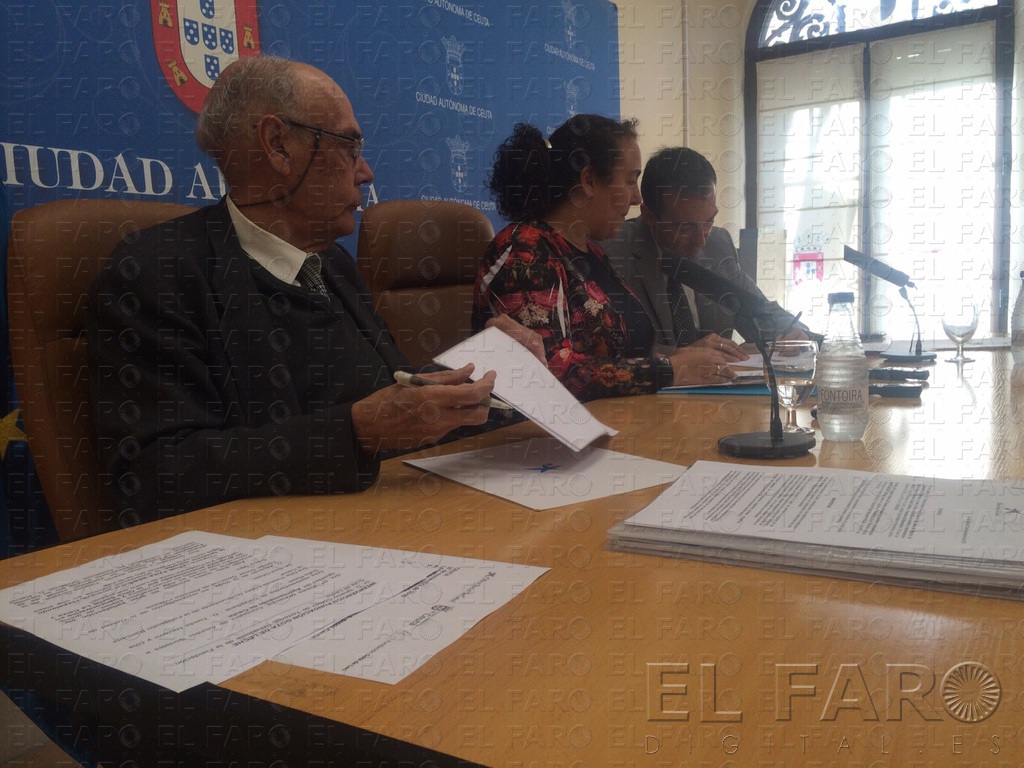 Firma del Convenio entre ambas entidades hoy en Ceuta