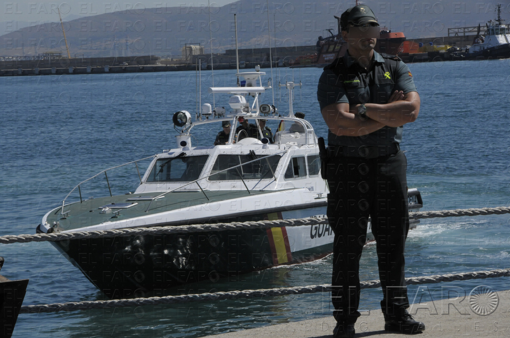 Guardia Civil en el Puerto de Algeciras (Archivo)