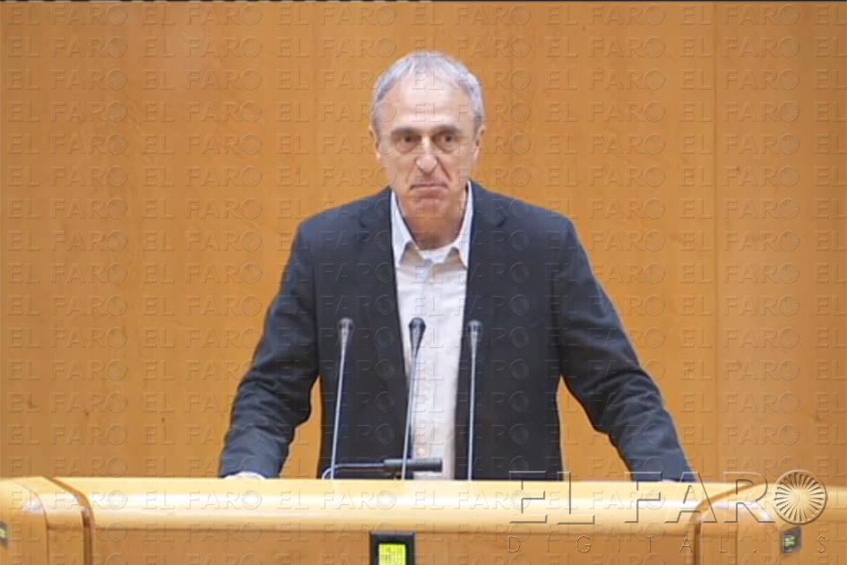 Estradé de ERC durante su intervención