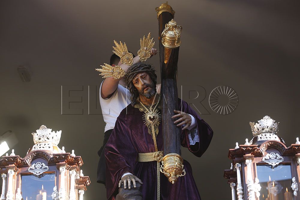 Ceuta. 12 abril 2017. Jesus Moron. Salida procesional de la Hermandad de la Amargura en el miercoles Santo.