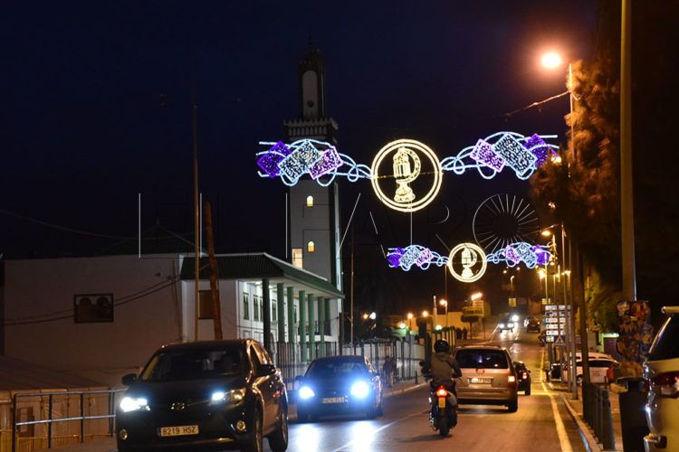 Alumbrado - Luces de Ramadán en las calles de Ceuta
