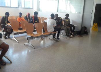 Inmigrantes heridos en hospital