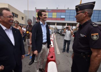 Pablo Casado Juan Vivas Policia Nacional Frontera de Ceuta Tarajal