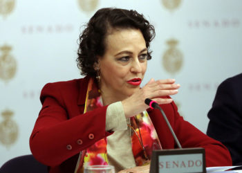 La ministra de Trabajo, Migraciones y Seguridad Social, Magdalena Valerio. EFE/ J.J.Guillen