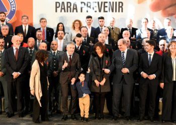 En la foto, a la izquierda, Sepúlveda y Béjar