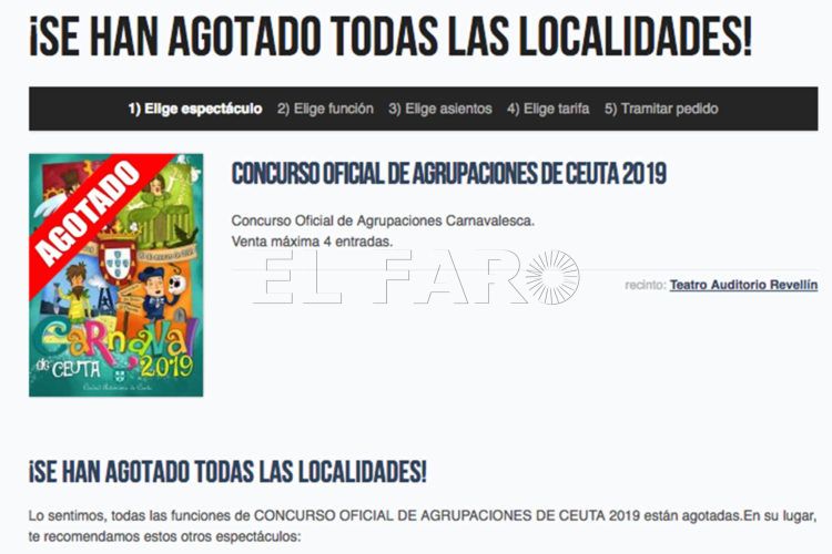 Agotadas entradas COAC