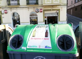 contenedor reciclar vidrio