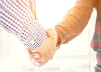 business people handshaking
