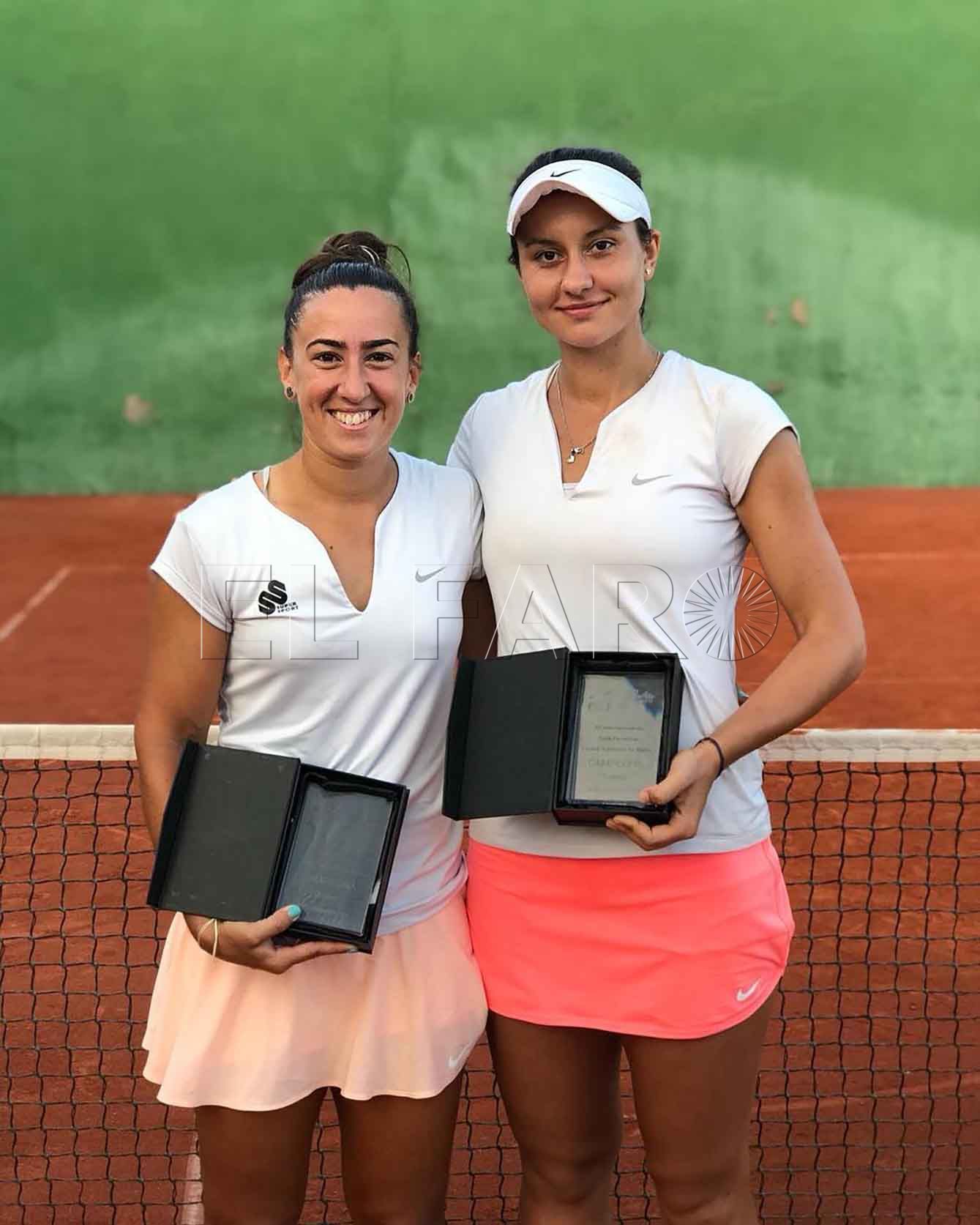 Olga Parres y Ioana Loredana, en el Torneo del Espinar