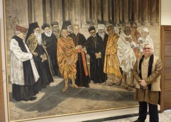 Ramchandani en la sede del Pontificio Consejo para el Diálogo Interreligioso en el Vaticano.