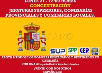 concentracion sindicatos policia