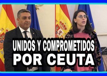 Imagen difundida por el PP de Ceuta en apoyo de Yamal Dris y Dunia Mohamed
