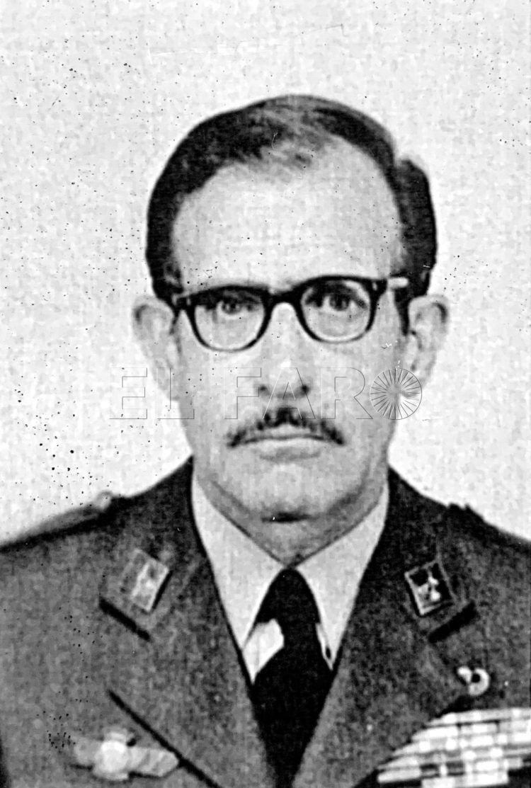 General Mariano Gómez Muñoz. Mandó el Escuadrón Paracaidista del Ejército del Aire de teniente coronel en Ifni