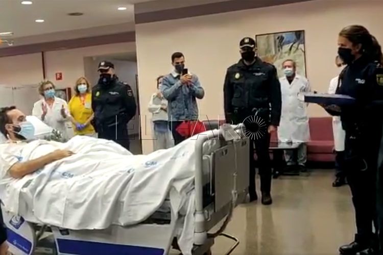 policia-arrollado-narcos-hospital-homenaje