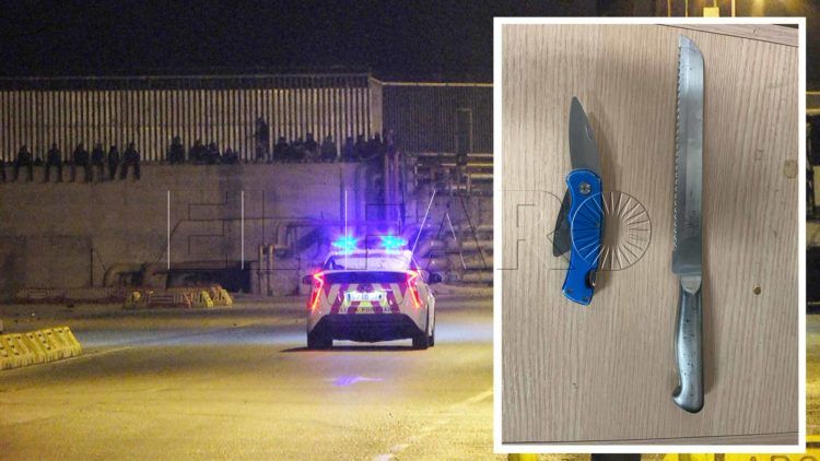 miniatura-inmigrantes-puerto-batalla-campal-guardia-civil-3-1