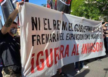 manifestacion-embajada-marruecos