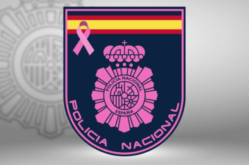 Camiseta Policia Nacional Rosa- Camisetas CNP