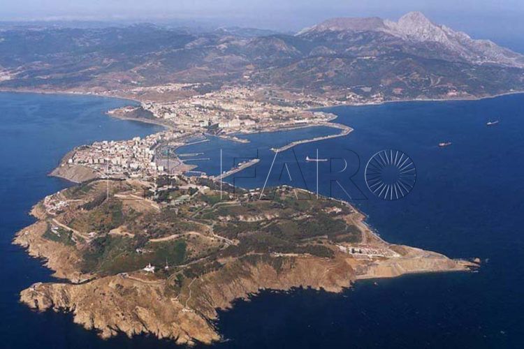 Ceuta desde el aire
