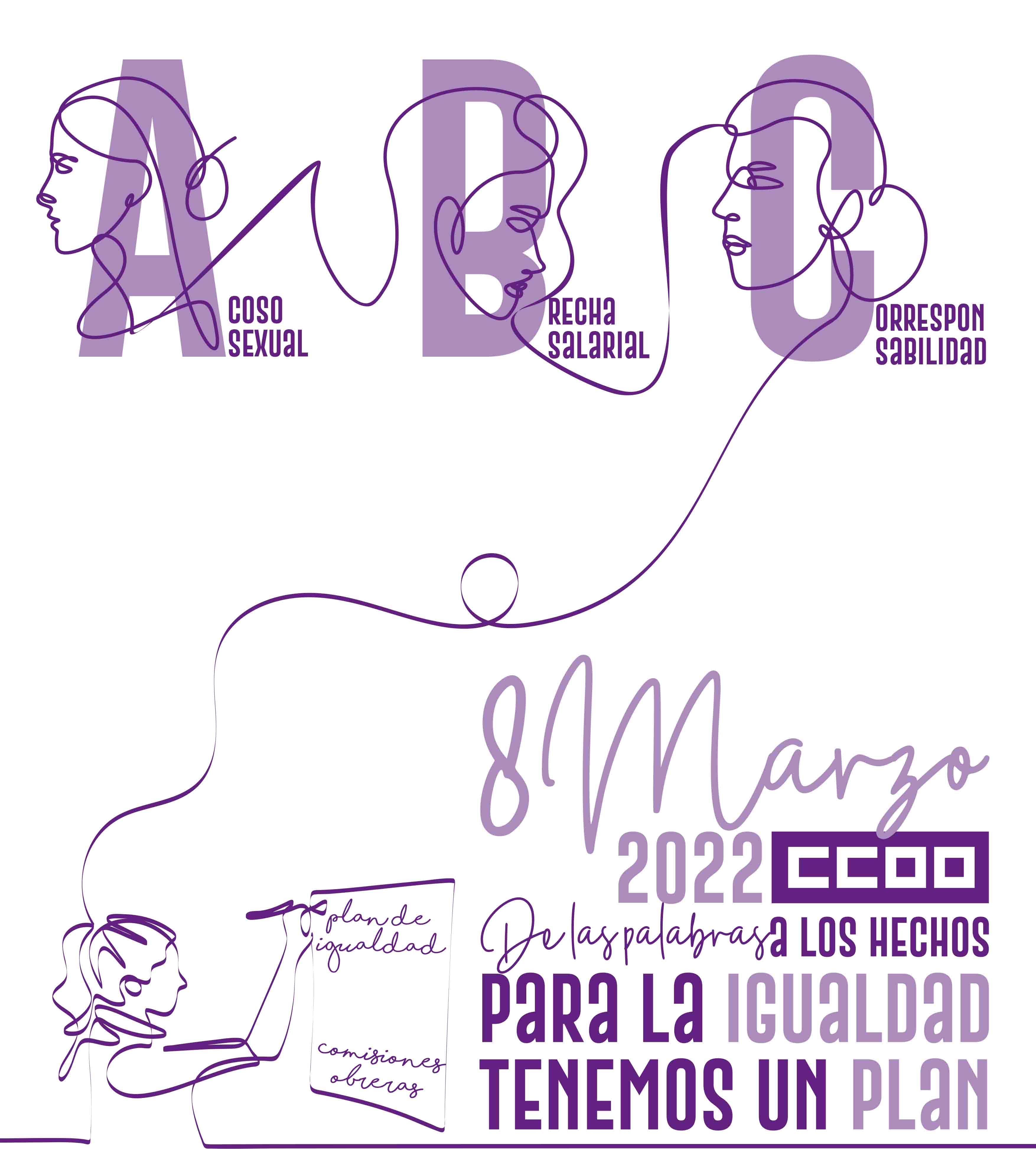 cartel-ccoo-actos-8m-dia-mujer-2022