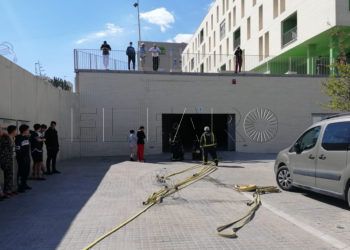 bomberos incendio loma colmenar