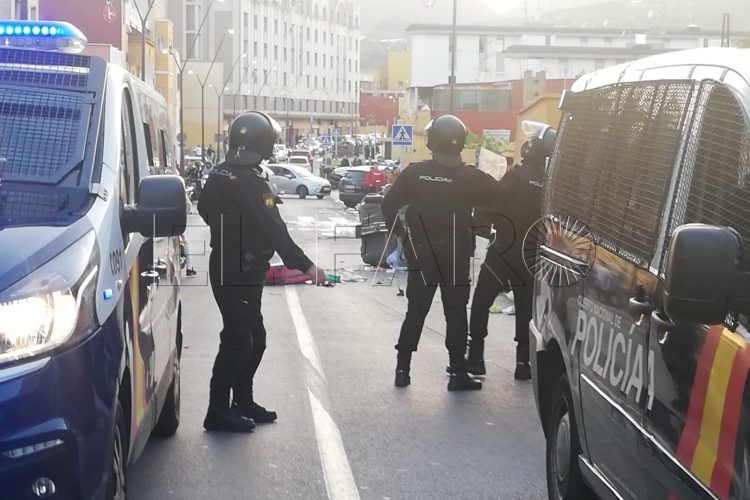 los rosales policia nacional disturbios