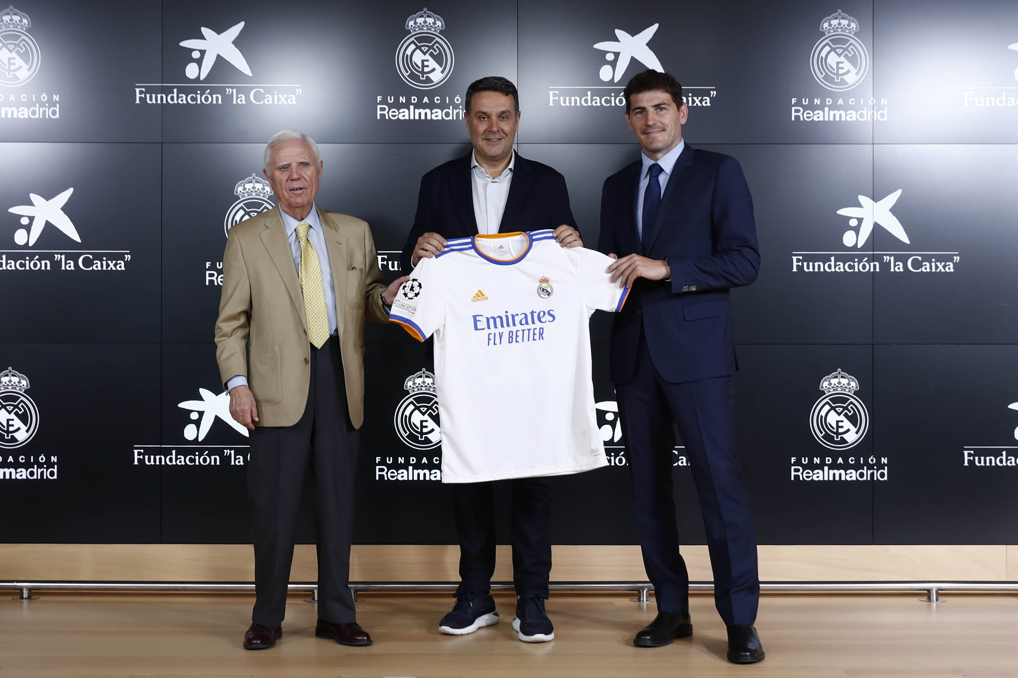 Enrique Sánchez, Xavier Bertolín e Iker Casillas