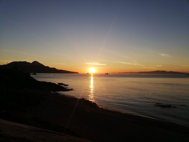 atardecer