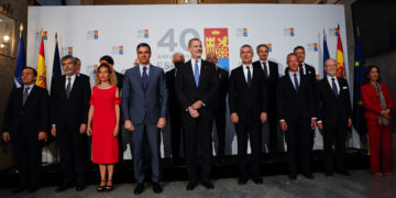 El secretario general de la OTAN, Jens Stoltenberg asiste al acto de conmemoración por el 40 aniversario del ingreso de España en la OTAN