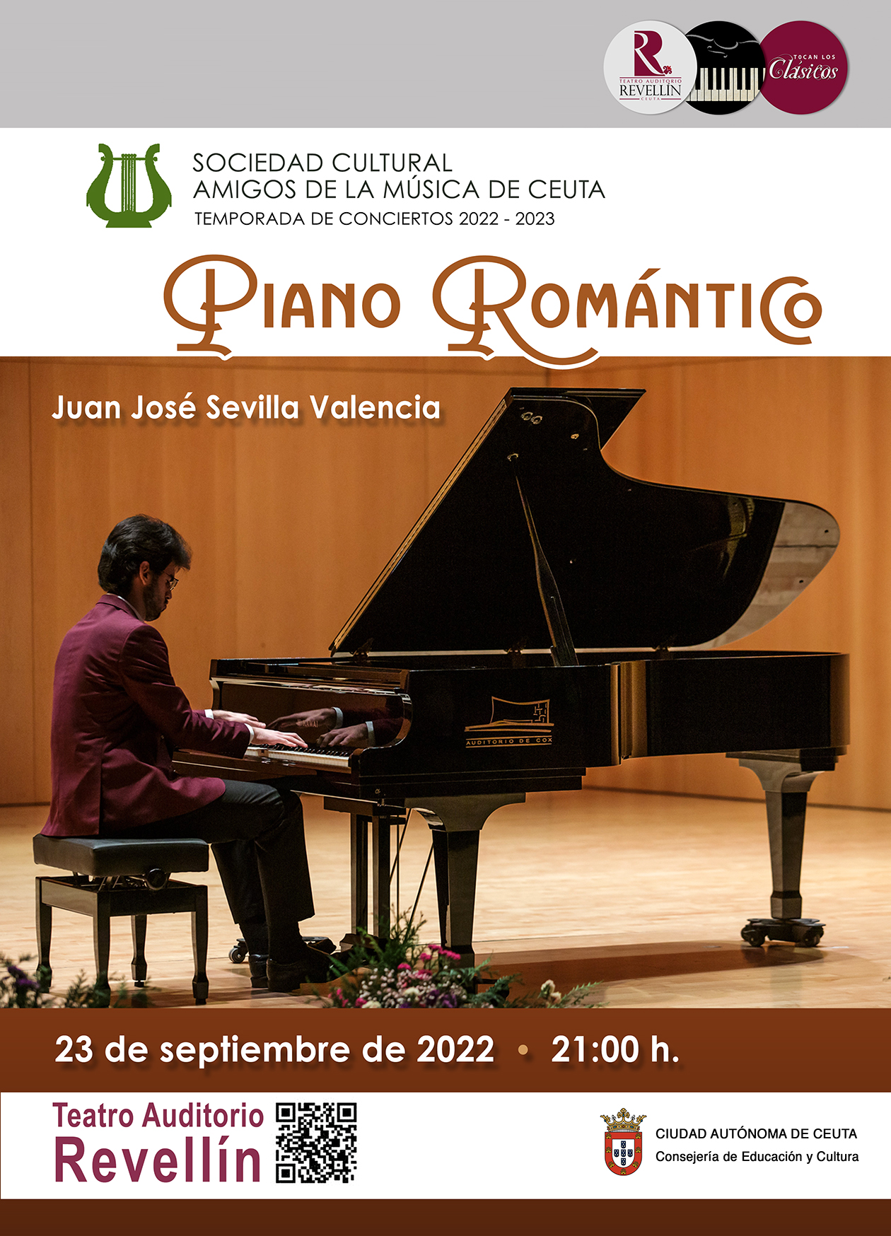 Subir y bajar blanco lechoso Frente El pianista Juan José Sevilla volverá a Ceuta con un nuevo concierto