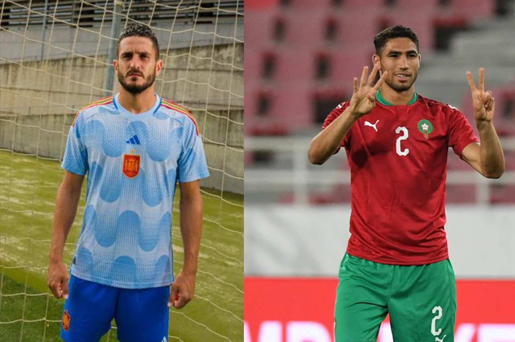 Mundial de Qatar: España jugará de azul y Marruecos hará de rojo