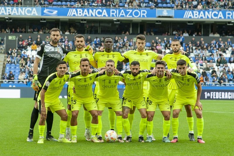 El Deportivo de la Coruña acaba con la histórica racha de la AD Ceuta FC