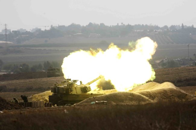 israel-artilleria-gaza