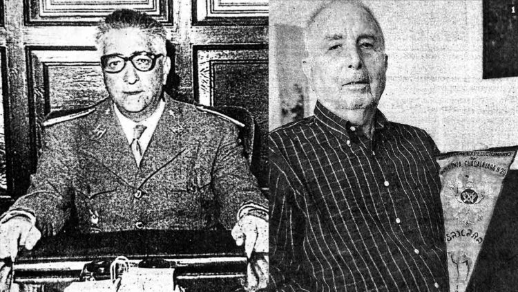Izquierda: Adolfo Artalejo Campos, teniente coronel de Estado Mayor que firmó el acta de entrega de Villa Bens a Marruecos. Derecha: Cabo 1º José Clemente Fayos, el que arrió la última bandera española de Villa Bens.