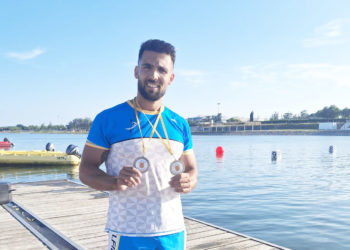 medallas-jose-luis-gomez-campeonato-velocidad-piraguismo