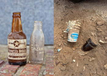 botellines-estrella-dorada-bitter-cinzano-soda-envases-yogurt-decadas