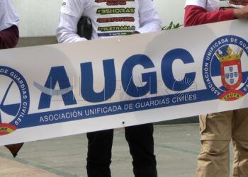 concentracion-policias-guardias-civiles-cesion-competencias-cataluna