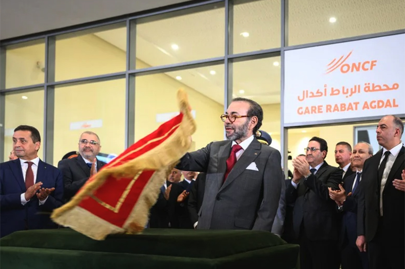 mohamed-vi-marruecos-inicia-obras-linea-tren-alta-velocidad-norte-sur
