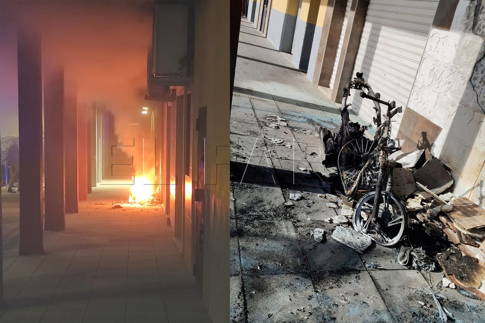 plaza-nicaragua-incendio-moto