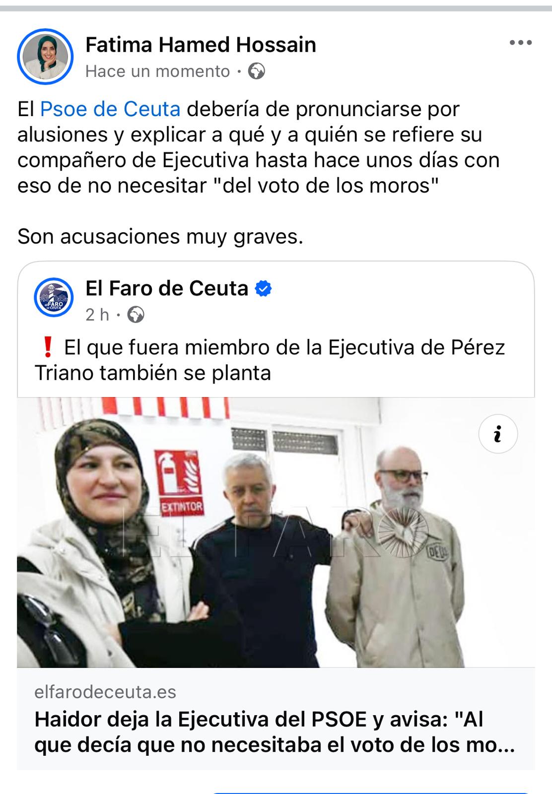 fatima-hamed-mdyc-declaraciones-crisis-psoe