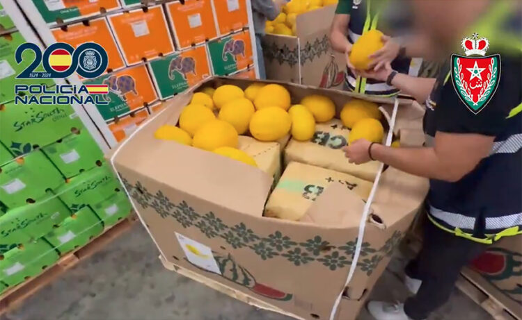 asi-viajaban-toneladas-hachis-melones-policia-nacional-marruecos