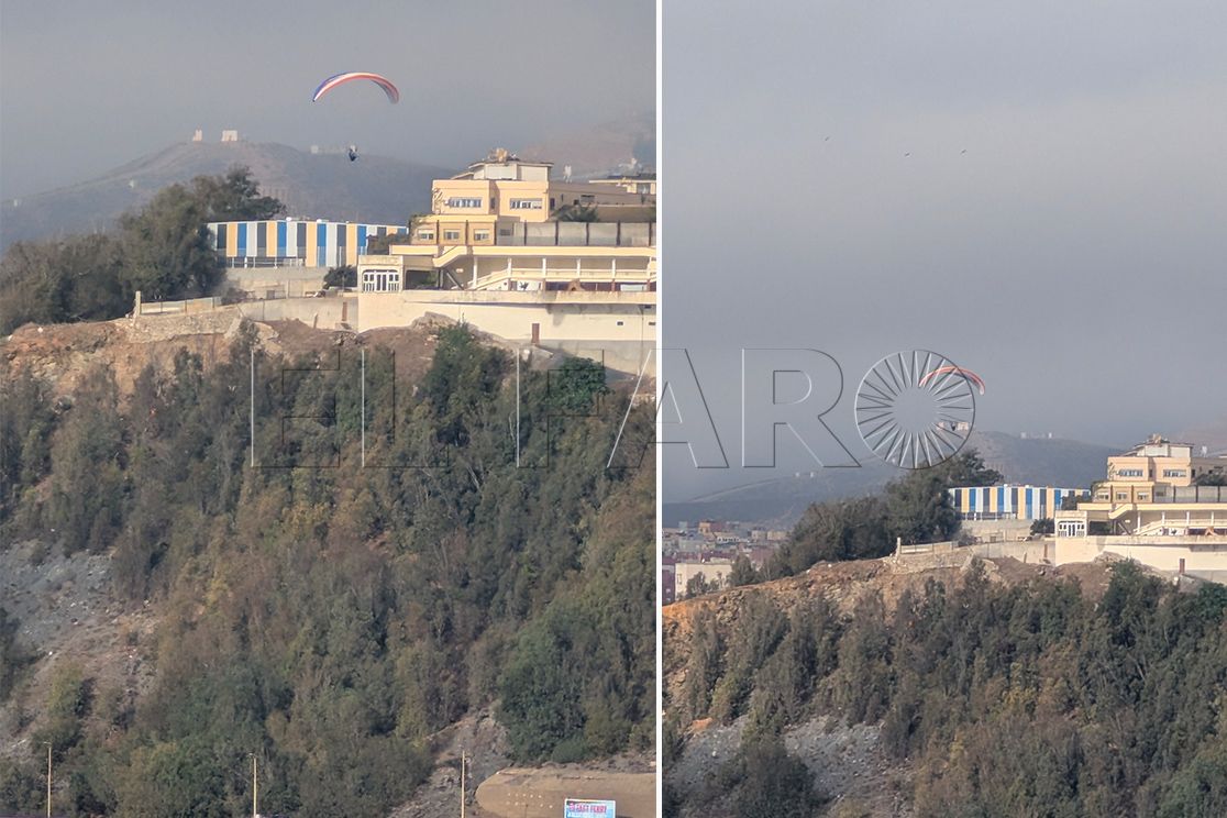 parapente-sobrevolando-ceuta