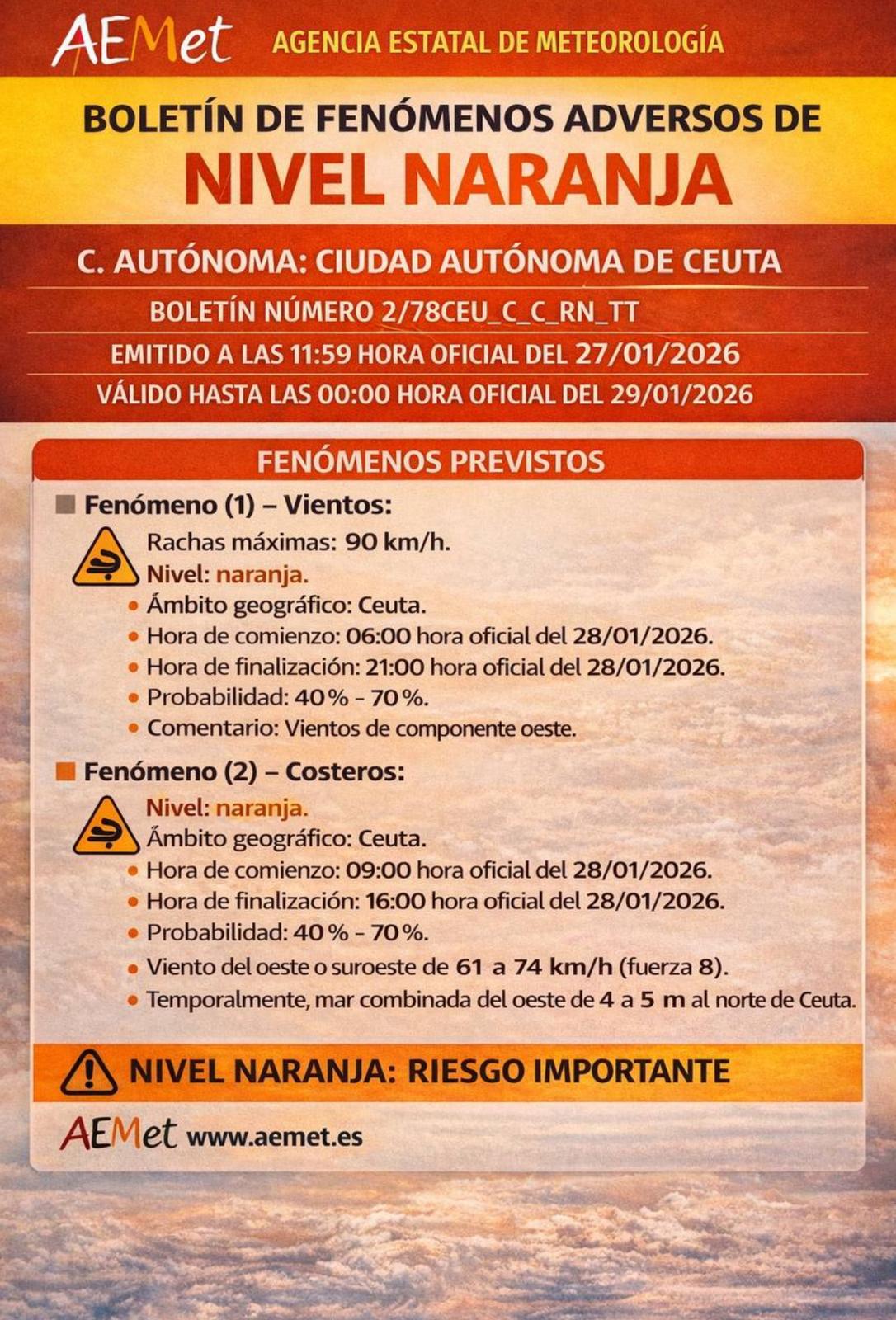 aemet-alerta-naranja-colegios-miercoles-borrasca-joseph