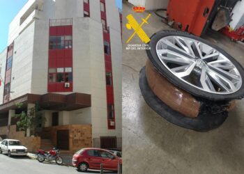 prision-conductor-coche-ruedas-llenas-hachis