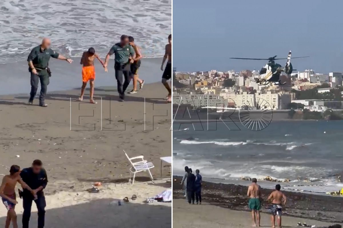 entrada-inmigrantes-nado-guardia-civil-apoya-helicoptero-desaloja-playa
