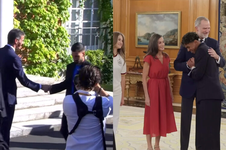 baena-lamine-yamal-borja-iglesias-saludos-pedro-sanchez-felipe-vi