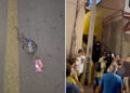 ataque-manifestantes-ceuta-botellas-aguarras