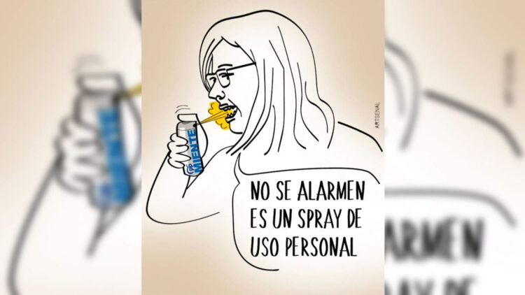 ANA VÁZQUEZ Y EL SPRAY PIMIENTA